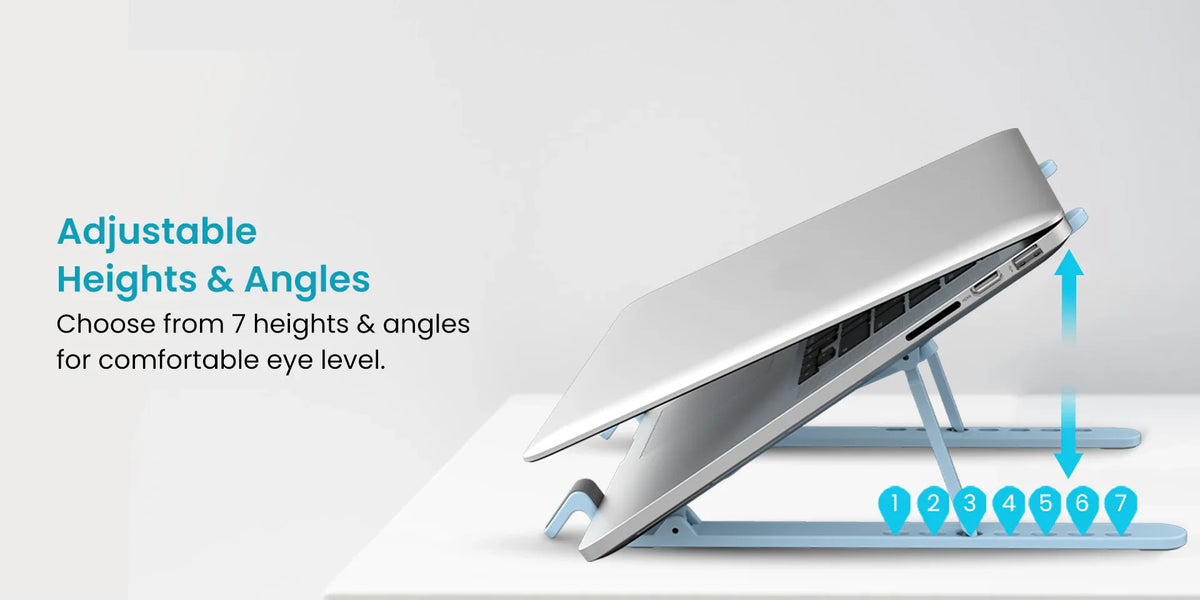 Foldable laptop stand