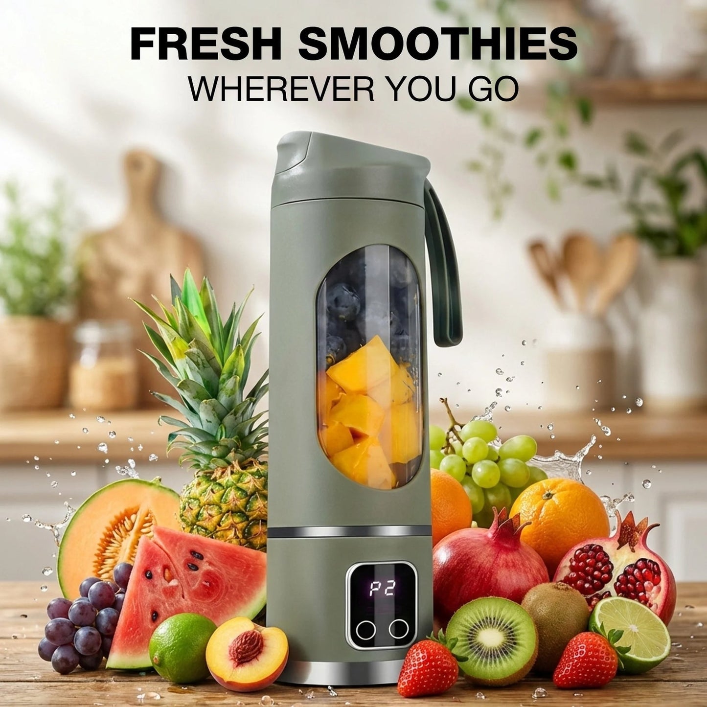 Portable mini blender
