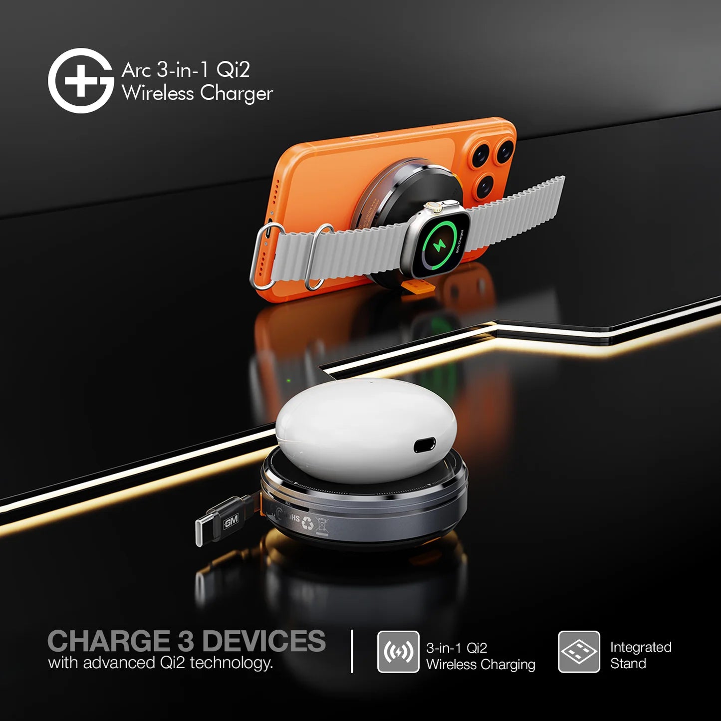 3-in-1 Wireless Charging Station