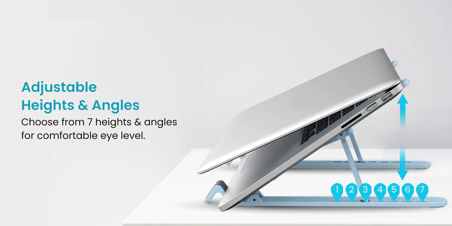 Foldable laptop stand