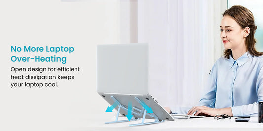 Foldable laptop stand
