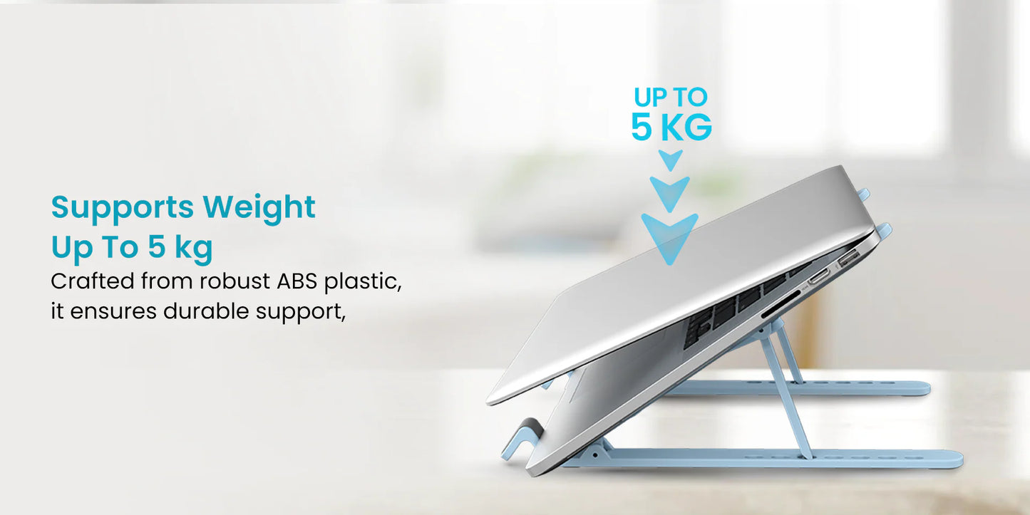 Foldable laptop stand
