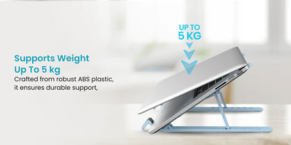 Foldable laptop stand