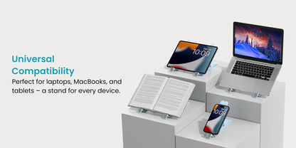 Foldable laptop stand